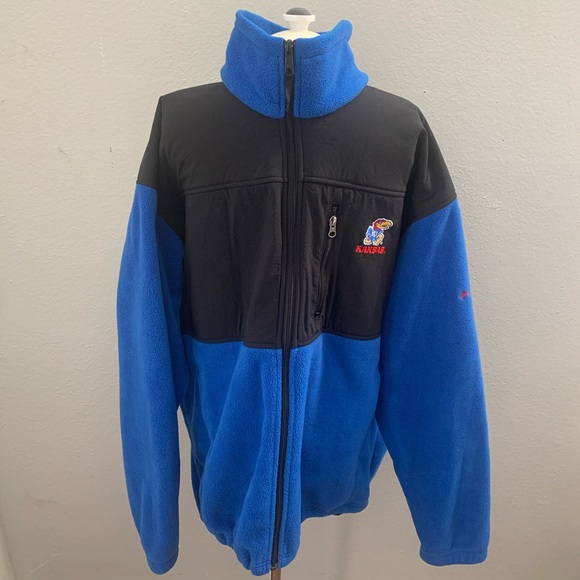 Columbia Jayhawks Full Zip Fleece Men’s Sz XL - Picture 6 of 12